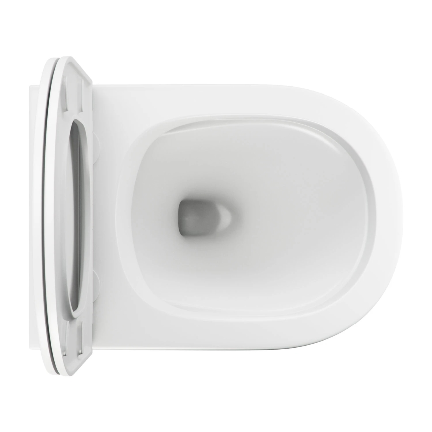 OMNIRES OTTAWAMWBM - Wandhängendes WC mit SoftClose-WC-Sitz OTTAWA Keramik/mattweiß
