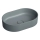 OMNIRES OVOUNAG - Lavandino da appoggio OVO 55x36 cm dolomite/opaco grigio cenere