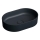 OMNIRES OVOUNBLV - Lavabo da appoggio OVO 55x36 cm dolomite/lava nero opaco