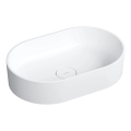 OMNIRES OVOUNBM - Lavabo à poser OVO 55 x 36 cm, dolomite, blanc mat