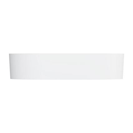 OMNIRES OVOUNBM - Lavabo à poser OVO 55 x 36 cm, dolomite, blanc mat