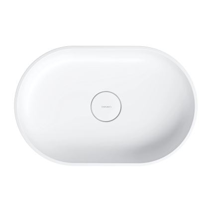 OMNIRES OVOUNBM - Lavandino da appoggio OVO 55x36 cmdolomit/bianco opaco