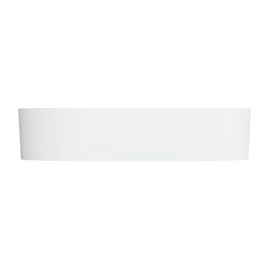 OMNIRES OVOUNBM - Lavandino da appoggio OVO 55x36 cmdolomit/bianco opaco
