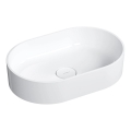 OMNIRES OVOUNBP - Lavabo da appoggio OVO 55x36 cm dolomite/bianco lucido