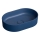 OMNIRES OVOUNMB - Lavandino da appoggio OVO 55x36 cm dolomite/opaco blu mezzanotte