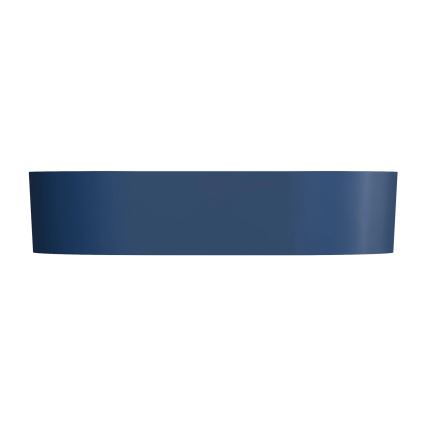 OMNIRES OVOUNMB - Lavandino da appoggio OVO 55x36 cm dolomite/opaco blu mezzanotte