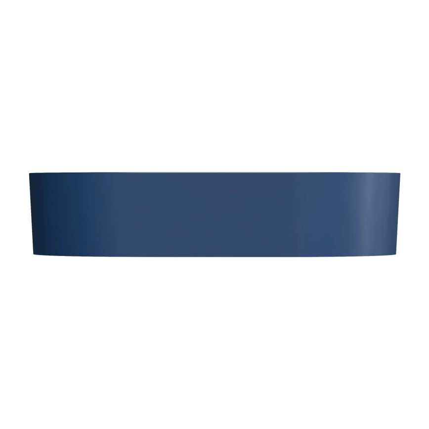 OMNIRES OVOUNMB - Lavandino da appoggio OVO 55x36 cm dolomite/opaco blu mezzanotte