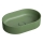 OMNIRES OVOUNOL - Lavabo da appoggio OVO 55x36 cm dolomite/oliva opaca