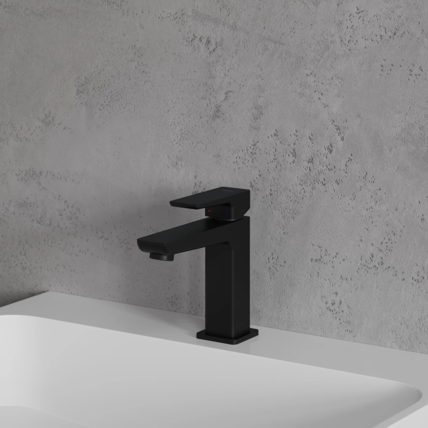 OMNIRES PM7410BL - Robinet de lavabo PARMA 15 cm mat noir