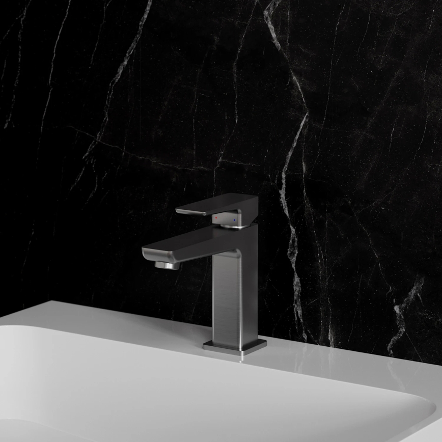 OMNIRES PM7410IN - Miscelatore per lavabo PARMA 15 cm nichel spazzolato