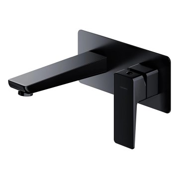 OMNIRES PM7415BL - Rubinetto per lavabo da incasso PARMA opaco nero