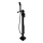 OMNIRES PM7433BL - Indipendente set da bagno con rubinetto PARMA opaco nero