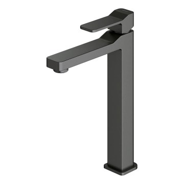 OMNIRES SL7712GR - Rubinetto del lavandino SLIDE 27,8 cm pettinato grafite