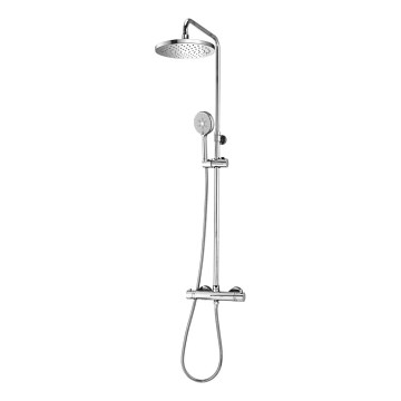 OMNIRES SYSY10/N/6CR - Set da doccia con rubinetto termostatico Y cromo lucido
