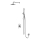 OMNIRES SYSY17CR - Set doccia con rubinetto a incasso Y cromo lucido