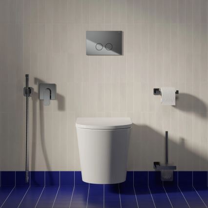 OMNIRES TAMPAMWBP - Wand-WC mit SoftClose-Sitz TAMPA, Keramik / Hochglanzweiß