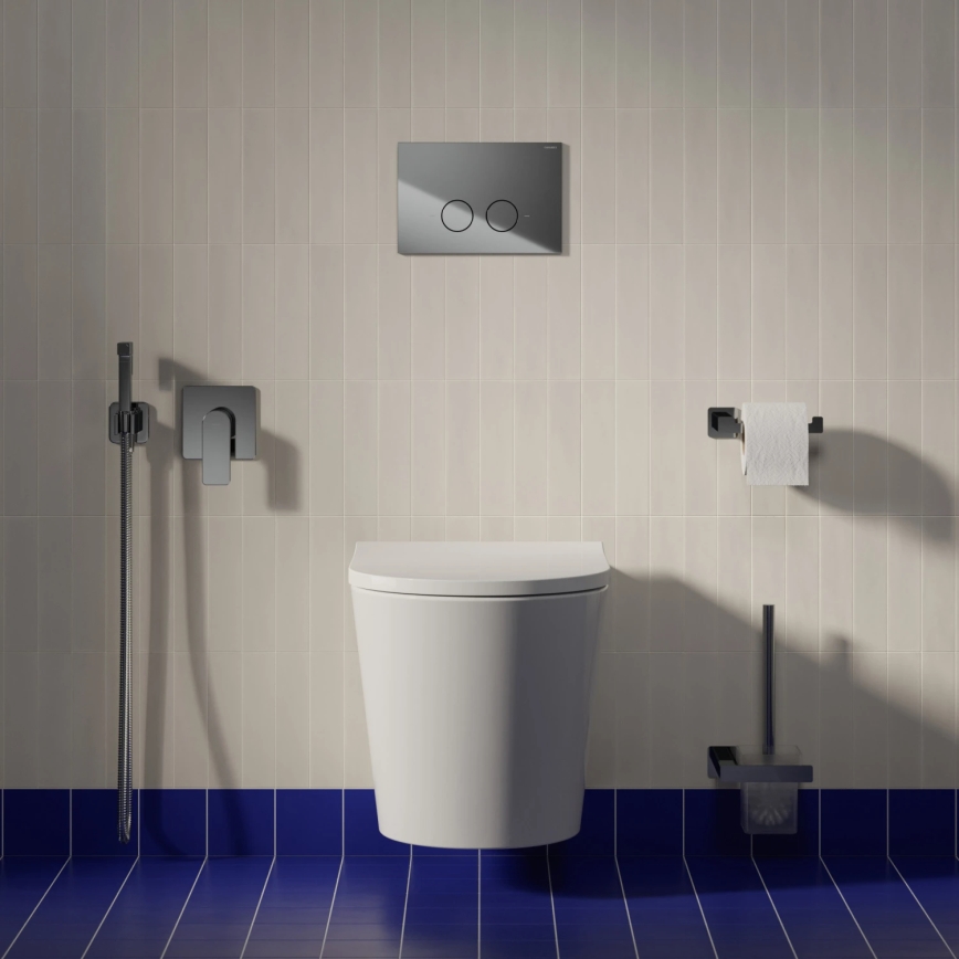 OMNIRES TAMPAMWBP - WC sospeso TAMPA con sedile SoftClose, in ceramica, bianco lucido