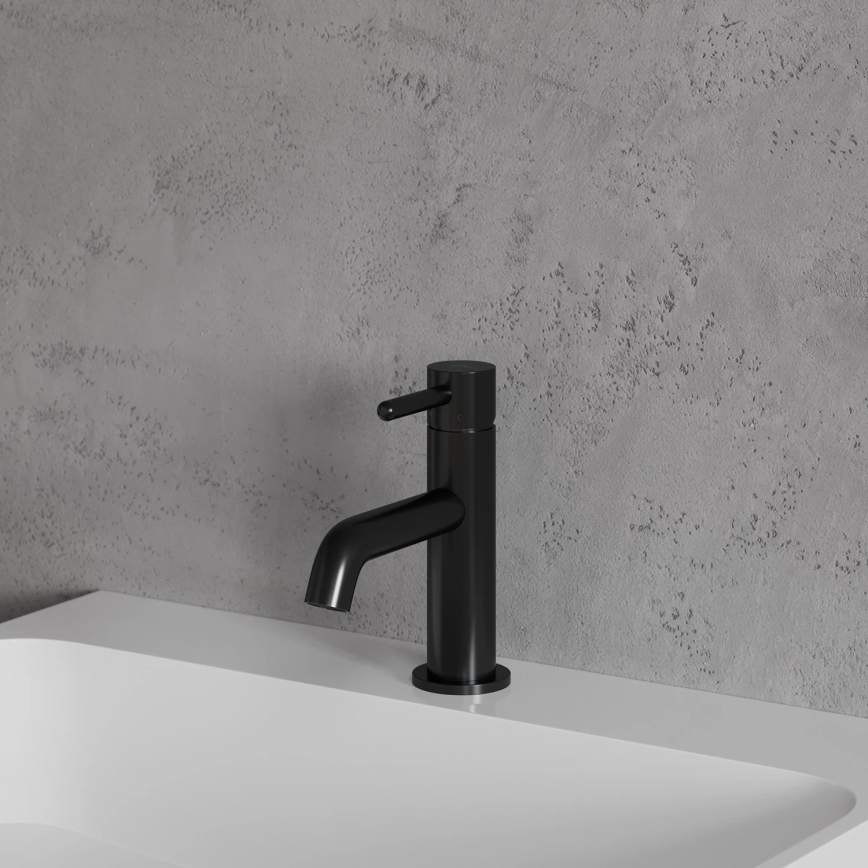 OMNIRES Y1210NBL - Rubinetto del lavandino Y 16,2 cm semi-opaco nero