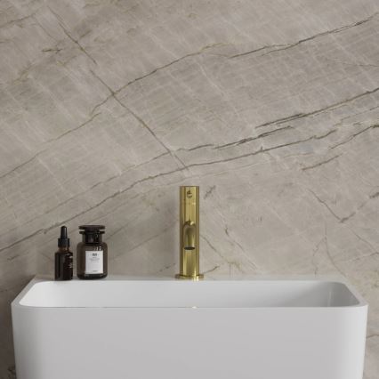 OMNIRES Y1210NBSB - Miscelatore per lavabo Y 16,2 cm in ottone spazzolato