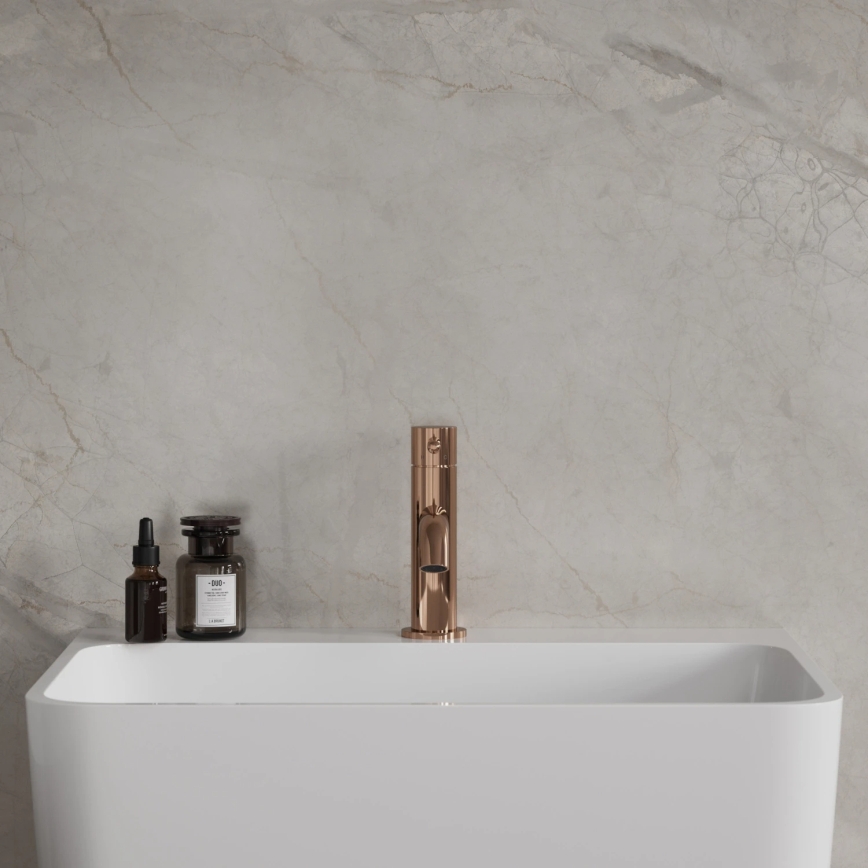 OMNIRES Y1210NCP - Mitigeur pour lavabo Y 16,2 cm cuivre brillant