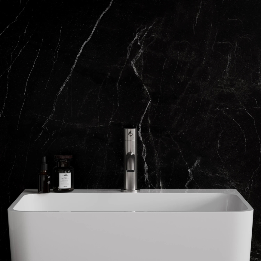 OMNIRES Y1210NNI - Rubinetto del lavandino Y 16,2 cm pettinato nichel