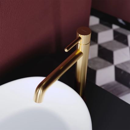 OMNIRES Y1212GLB - Robinet de lavabo Y 30,8 cm poli doré
