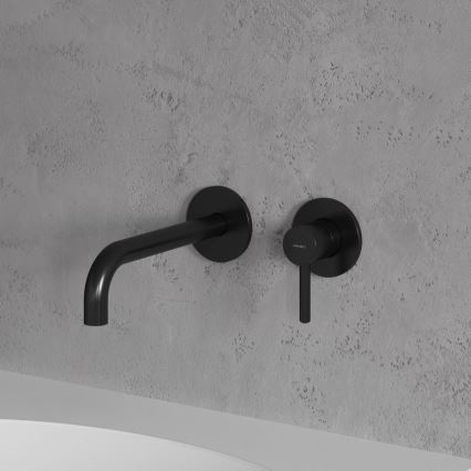 OMNIRES Y1215HLBL - Rubinetto lavabo per installazione incasso Y nero opaco