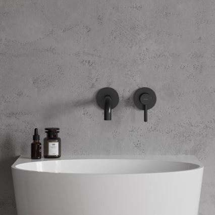 OMNIRES Y1215HLBL - Rubinetto lavabo per installazione incasso Y nero opaco
