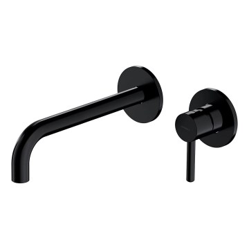 OMNIRES Y1215HLBL - Rubinetto per lavabo da incasso Y semi-opaco nero