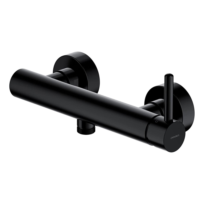 OMNIRES Y1240BL - Rubinetto doccia Y semi-opaco nero