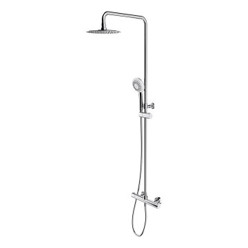 OMNIRES Y1244X/6CR - Set da doccia con rubinetto termostatico Y cromo lucido