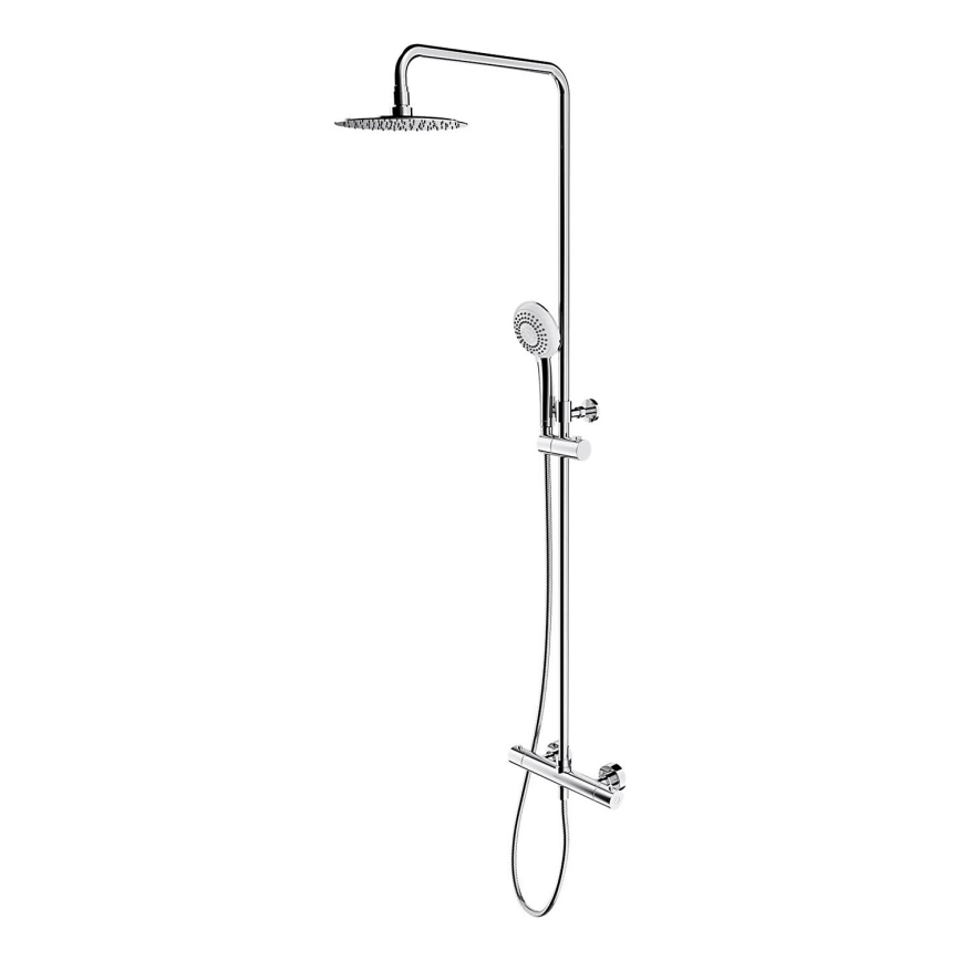OMNIRES Y1244X/6CR - Set da doccia con rubinetto termostatico Y cromo lucido