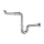 Omp tea - Siphon pour lavabo chromé brillant