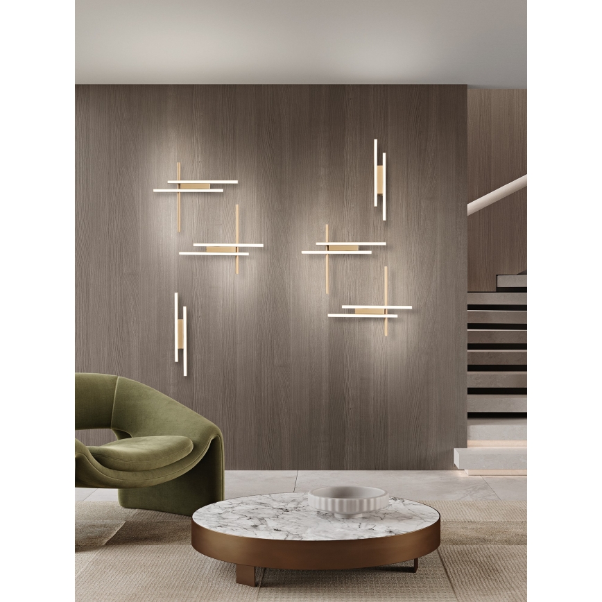Ondaluce - Applique da parete dimmerabile MOVIDA LED/20W/230V dorata