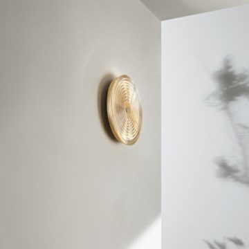 Ondaluce - Applique murale LED JOKEY LED/10W/230V dorée/beige fumé