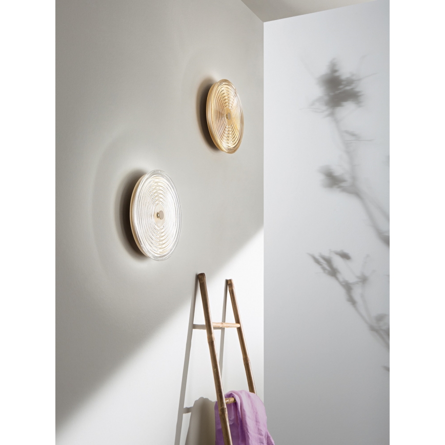 Ondaluce - Applique murale LED JOKEY LED/10W/230V dorée/transparente