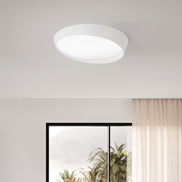 Ondaluce - Dimmbare LED-Deckenleuchte HALF LED/25W/230V 3000/4000K Ø 38,5 cm weiß