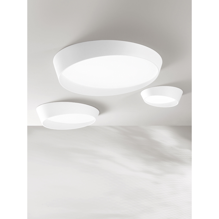 Ondaluce - Dimmbare LED-Deckenleuchte HALF LED/25W/230V 3000/4000K Ø 38,5 cm weiß