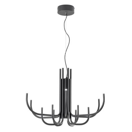 Ondaluce - Dimmbare LED-Pendelleuchte an Kabel NOUVEAU LED/35W/230V Ø 78 cm schwarz