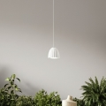 Ondaluce - Lampada a sospensione su cavo CONCRETE 1xGU10/7,5W/230V Ø 10,5 cm cemento bianco
