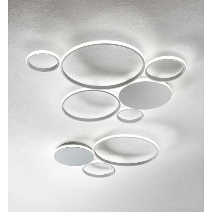 Ondaluce - Lampada da parete dimmerabile a LED POIS LED/42W/230V argento