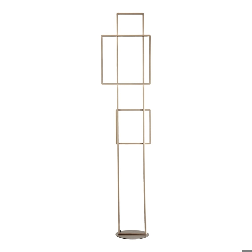 Ondaluce - Lampada da terra dimmerabile a LED DOWEL, 77 W/230 V, 166 cm, dorata