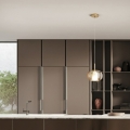 Ondaluce - Lampadario a sospensione con cavo THELMA 2xE27/15W/230V Ø 25 cm oro/beige fumé