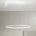 Ondaluce - lampadario a sospensione LED dimmerabile su cavo SOEL, 38W, 230V, 3000/4000K, Ø 80 cm, bianco