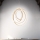 Ondaluce - Lampadario LED dimmerabile a sospensione con cavo GOLDEN LED/50W/230V Ø 50 cm dorato