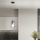 Ondaluce - Lampadario sospeso a cavo THELMA 1xE27/15W/230V Ø 19 cm nero/grigio fumé