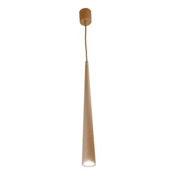 Ondaluce - Pendelleuchte an Kabel NOA 1xGU10/20W/230V Ø 5,5 cm goldfarben
