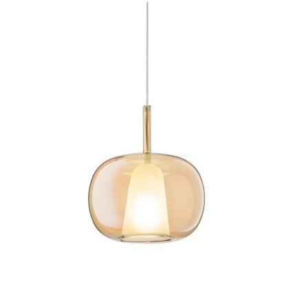 Ondaluce - Pendelleuchte an Kabel THELMA 2xE27/15W/230V rauchbeige