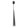 Ondaluce - Pendelleuchte mit Kabel NOA 1xGU10/20W/230V Ø 5,5 cm schwarz