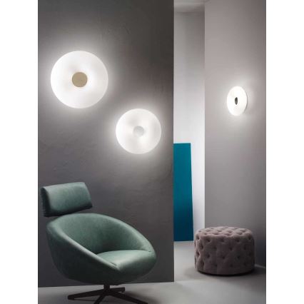 Ondaluce - Plafonnier DODI 3xE27/15W/230V Ø 42 cm blanc